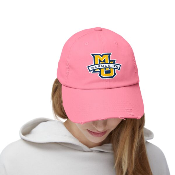 Marquette Golden Eagles Unisex Distressed Cap - Image 20