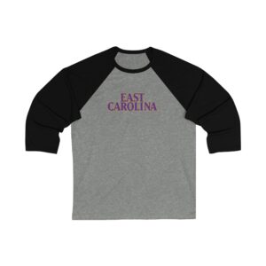 East Carolina Pirates Unisex 3/4 Sleeve Baseball Tee