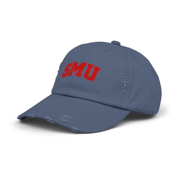 SMU Mustangs Unisex Distressed Cap - Image 22