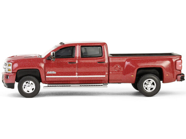 2018 Chevrolet Silverado 3500 HD Dually High Country Pickup Truck Cajun Red Metallic "Dually Drivers" Series 15 1/64 Diecast Model Car by Greenlight