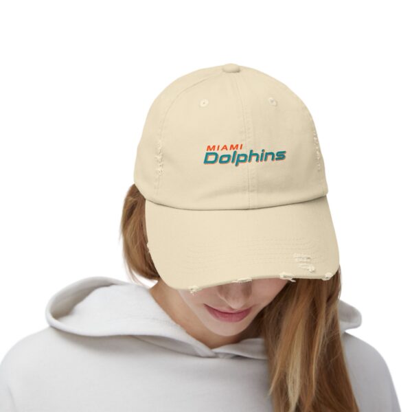 Miami Dolphins Unisex Distressed Cap - Image 8