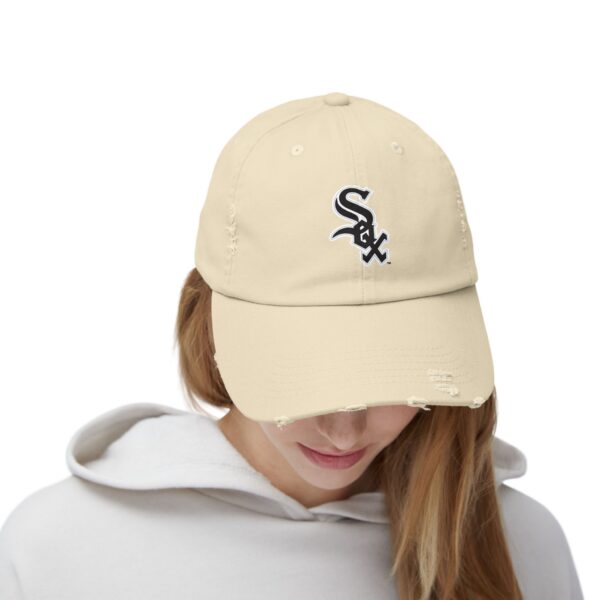 Chicago White Sox Unisex Distressed Cap - Image 4