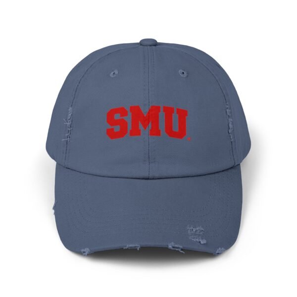 SMU Mustangs Unisex Distressed Cap - Image 21