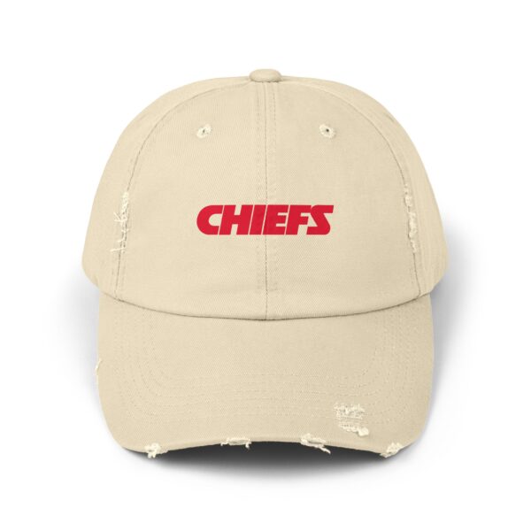 Kansas City Chiefs Unisex Distressed Cap - Image 5