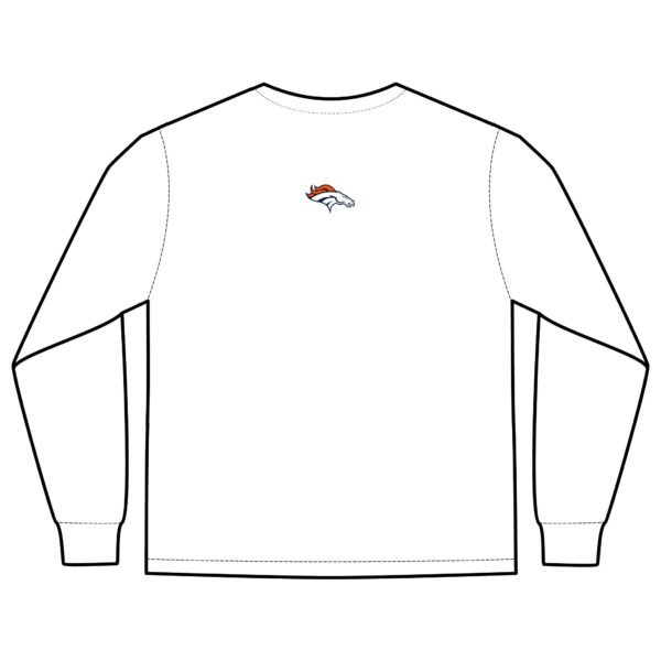 Denver Broncos Unisex Long Sleeve Pocket T-Shirt - Image 4