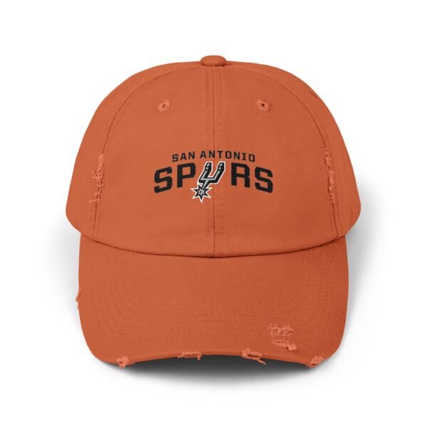 San Antonio Spurs Unisex Distressed Cap - Image 5
