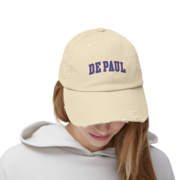 DePaul Blue Demons Unisex Distressed Cap - Image 4