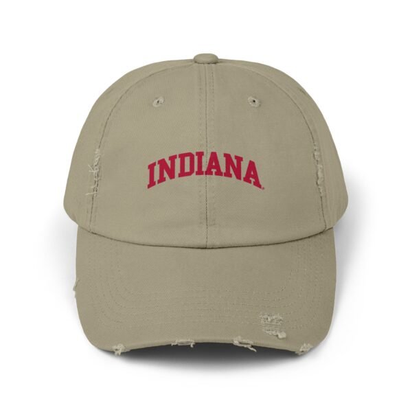 Indiana Hoosiers Unisex Distressed Cap - Image 5