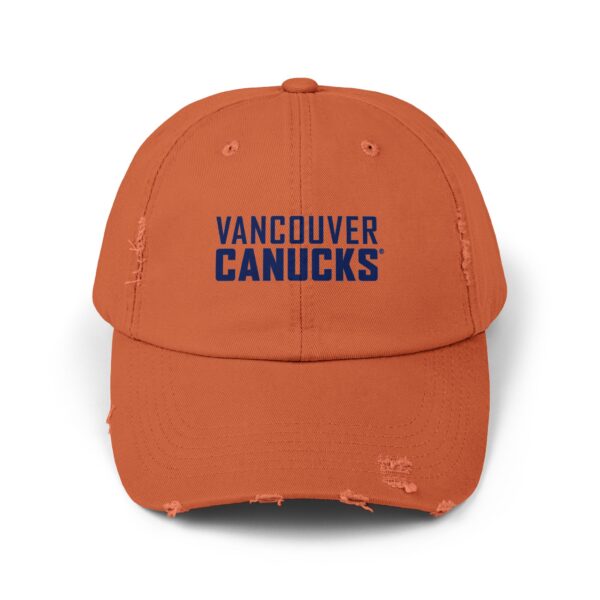 Vancouver Canucks Unisex Distressed Cap - Image 5