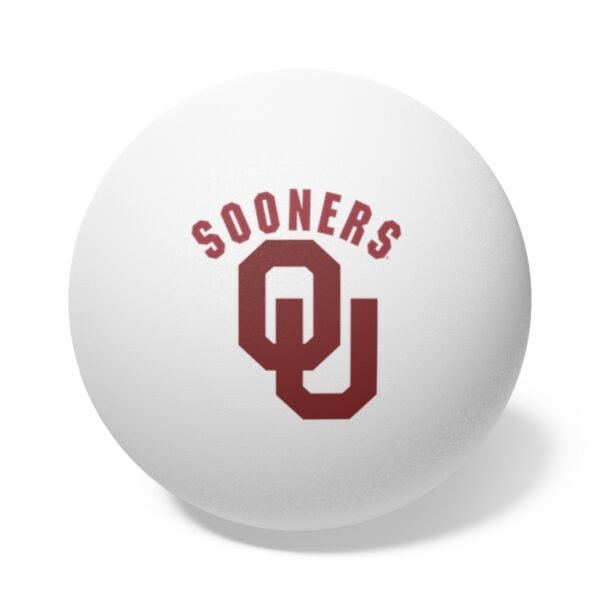 Oklahoma Sooners Ping Pong Balls, 6 pcs