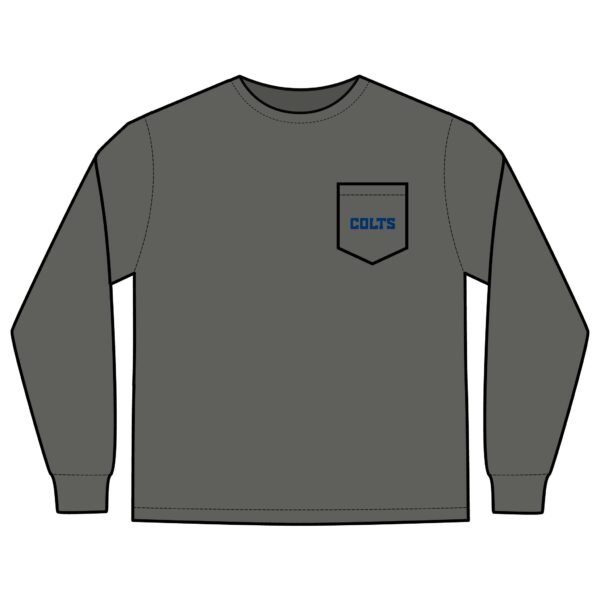 Indianapolis Colts Unisex Long Sleeve Pocket T-Shirt - Image 11