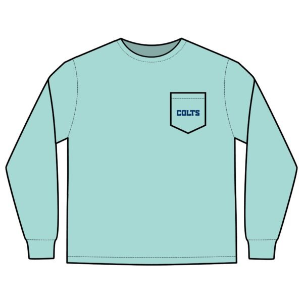 Indianapolis Colts Unisex Long Sleeve Pocket T-Shirt - Image 13