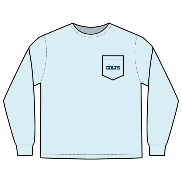 Indianapolis Colts Unisex Long Sleeve Pocket T-Shirt - Image 17
