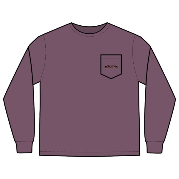 Baltimore Ravens Unisex Long Sleeve Pocket T-Shirt