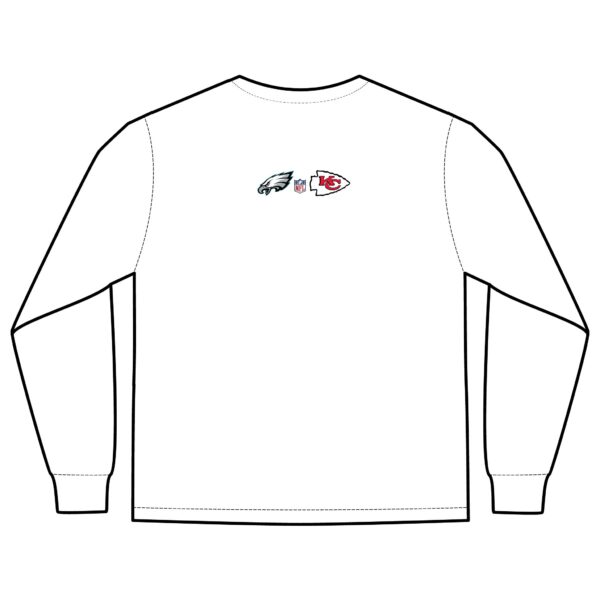 Kansas City Chiefs vs Philadelphia Eagles 2025 Super Bowl LIX Unisex Long Sleeve Pocket T-Shirt - Image 6