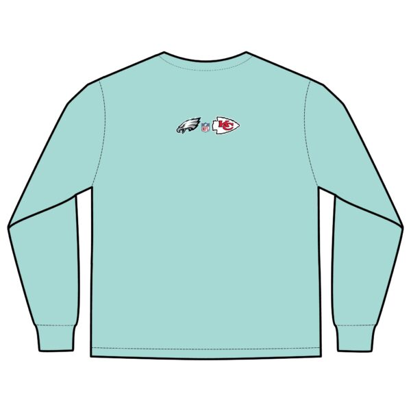 Kansas City Chiefs vs Philadelphia Eagles 2025 Super Bowl LIX Unisex Long Sleeve Pocket T-Shirt - Image 20
