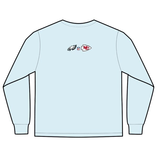 Kansas City Chiefs vs Philadelphia Eagles 2025 Super Bowl LIX Unisex Long Sleeve Pocket T-Shirt - Image 24