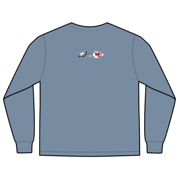 Kansas City Chiefs vs Philadelphia Eagles 2025 Super Bowl LIX Unisex Long Sleeve Pocket T-Shirt - Image 28