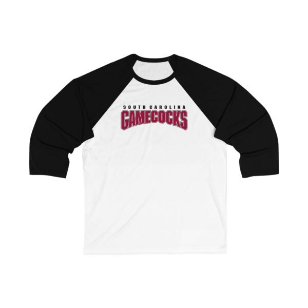 South Carolina Gamecocks Unisex 3/4 Sleeve Baseball Tee - Image 5