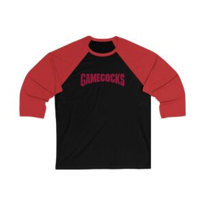 South Carolina Gamecocks Unisex 3/4 Sleeve Baseball Tee