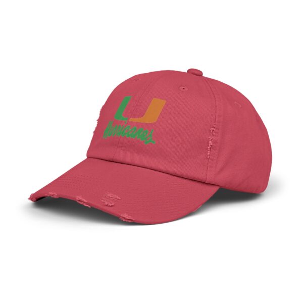 Miami Hurricanes Unisex Distressed Cap - Image 22