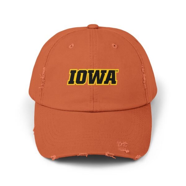 Iowa Hawkeyes Unisex Distressed Cap - Image 5