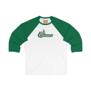 Charlotte 49ers Unisex 3/4 Sleeve Baseball Tee