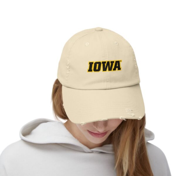Iowa Hawkeyes Unisex Distressed Cap - Image 4