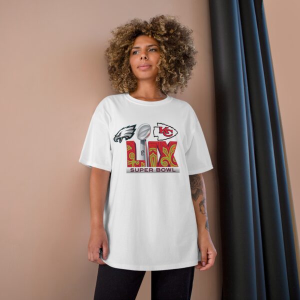 Kansas City Chiefs vs Philadelphia Eagles 2025 Super Bowl LIX Champion T-Shirt - Image 4