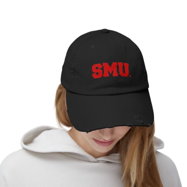 SMU Mustangs Unisex Distressed Cap - Image 28