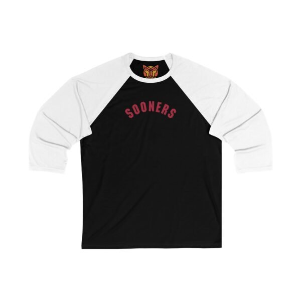 Oklahoma Sooners Unisex 3/4 Sleeve Baseball Tee - Image 5