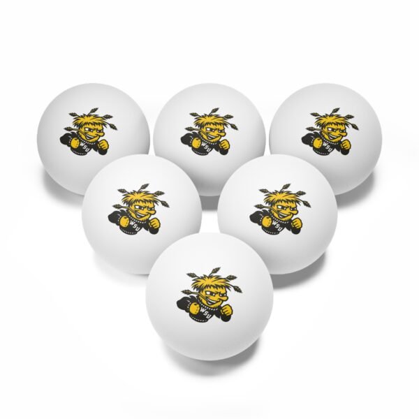 Wichita State Shockers Ping Pong Balls, 6 pcs - Image 2