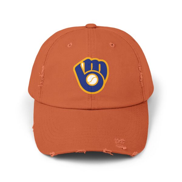 Milwaukee Brewers Unisex Distressed Cap - Image 5