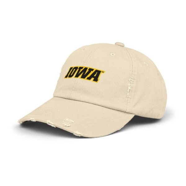 Iowa Hawkeyes Unisex Distressed Cap - Image 2