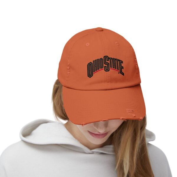 Ohio State Buckeyes Unisex Distressed Cap - Image 8