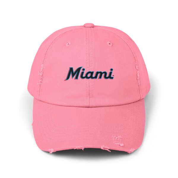 Miami Marlins Unisex Distressed Cap - Image 17