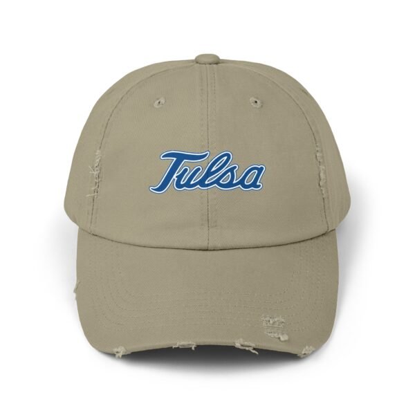 Tulsa Golden Hurricane Unisex Distressed Cap - Image 5