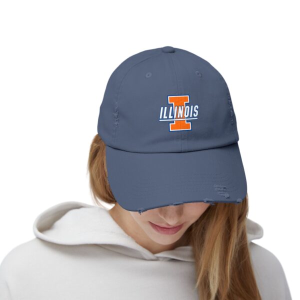 Illinois Fighting Illini Unisex Distressed Cap - Image 28