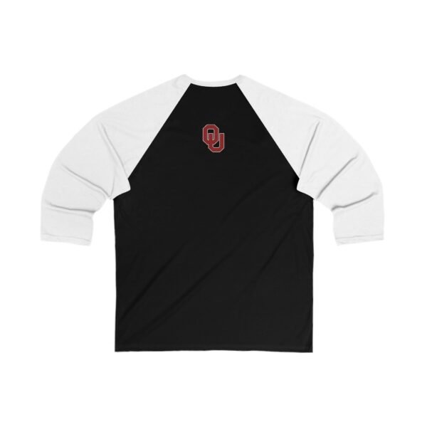 Oklahoma Sooners Unisex 3/4 Sleeve Baseball Tee - Image 6