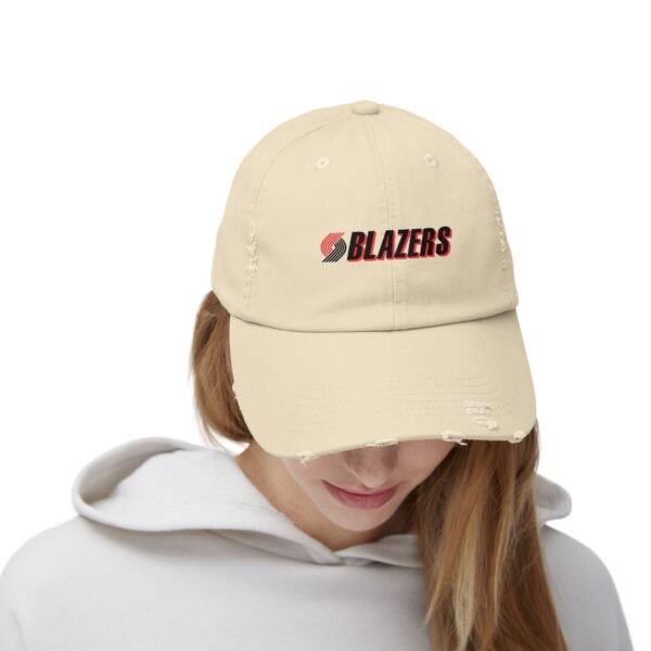 Portland Trail Blazers Unisex Distressed Cap - Image 4