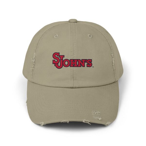 St. John's Red Storm Unisex Distressed Cap - Image 9