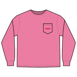 Kansas City Chiefs Unisex Long Sleeve Pocket T-Shirt