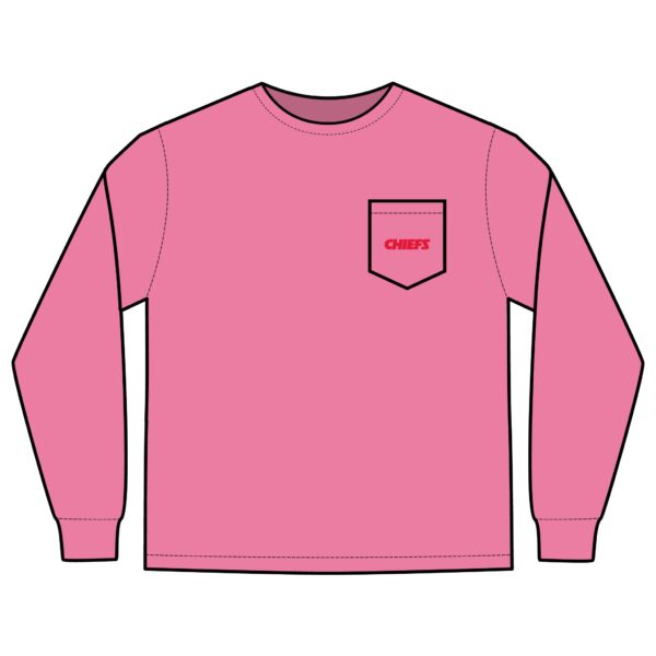 Kansas City Chiefs Unisex Long Sleeve Pocket T-Shirt