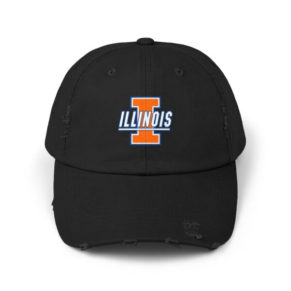 Illinois Fighting Illini Unisex Distressed Cap - Image 29