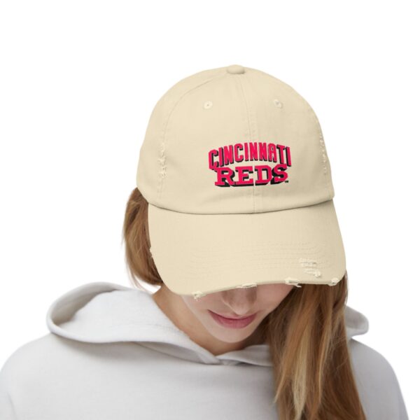 Cincinnati Reds Unisex Distressed Cap - Image 4