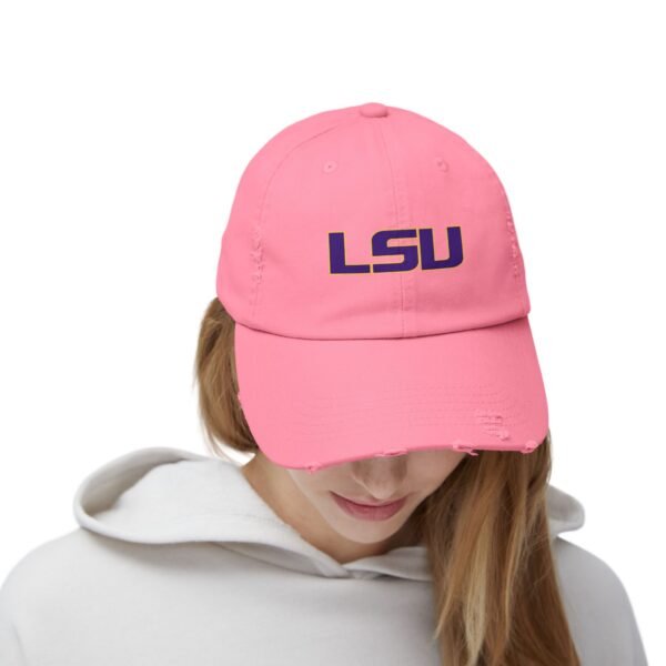 LSU Tigers Unisex Distressed Cap - Image 20