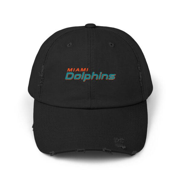 Miami Dolphins Unisex Distressed Cap