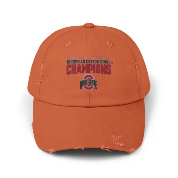 Ohio State Buckeyes 2025 National Champions Unisex Distressed Cap - Image 5