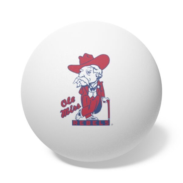 Ole Miss Rebels Ping Pong Balls, 6 pcs