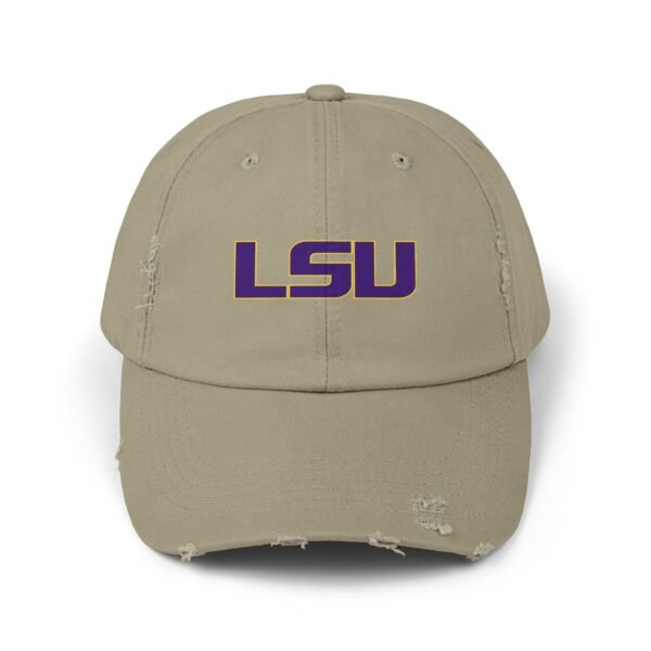 LSU Tigers Unisex Distressed Cap - Image 5